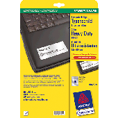 Avery Zweckform Typenschild-Etiketten /L6012-20 96,0 x 50,8 mm silber Inh.200