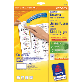 Avery Zweckform Inkjet+Laser+Kopier-Etiketten/6121 38x21,2 mm weiß Inh.1625