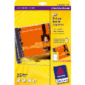 Avery Zweckform CD-Einleger/C32250-25 151 x 118 mm weiß unbeschichtet 185 g/qm Inh.25