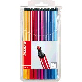 Stabilo Pen 68, Fasermaler, 20er Etui/6820PL 1 mm sortiert
