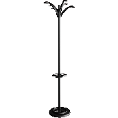 Unilux Garderobenständer FLORA/356M06 H 170 cm schwarz