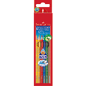 Faber-Castell COLOUR GRIP Farbstifte/112406 sortiert Inh.6