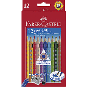 Faber-Castell Farbstift Jumbo Grip/110912 sortiert Inh.12