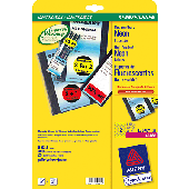 Avery Zweckform Etiketten neongelb rund 63,5mm/L7670Y-25 Ø 63,5mm Inh.300