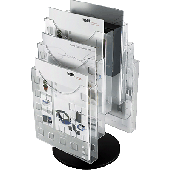 Helit Prospekthalter A4/H6255702 A4 hoch glasklar