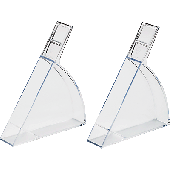 Helit Endstützensatz/H6102902 2 Endstützen glasklar