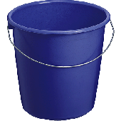 Eimer mit Stahlbügel/84194 blau Inh.10 l