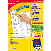 Avery Zweckform Adress-Etiketten QuickPeel/L7173-100 99,1x57,0 mm weiß runde Ecken Inh.1000