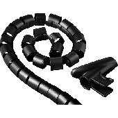 Hama Kabelkanal Easy Cover, 2,5 m, 20 mm, Schwarz/20602