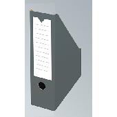 Smartboxpro Stehsammler/152501124 80x265x325mm anthrazit/weiß