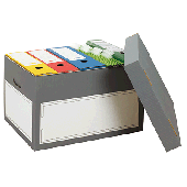 Smartboxpro Archivbox/152511124 B440xH345xT280 mm anthrazit/weiß Inh.2