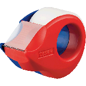 Tesa Klebebandabroller Mini matt-unsichtbar/57856-00000-01 rot/blau