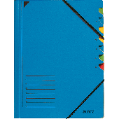 Leitz Ordnungsmappe/3907-00-35 245x320 mm für:A4 blau 7-teilig 400 g/qm
