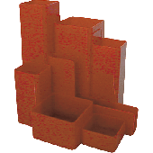 M&M Stifteköcher Multiboy/68520237SP B 160 x L 150 x H 140 mm rot