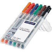 Staedtler Folienschreiber 315/315 WP6 M sortiert Inh.6
