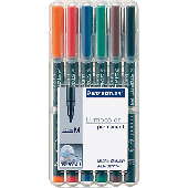 Staedtler Folienschreiber 317/317 WP6 M sortiert Inh.6