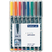 Staedtler Folienschreiber 317/317 WP8 M sortiert Inh.8