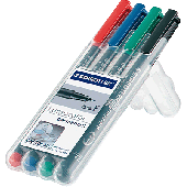 Staedtler Folienschreiber 318/318 WP4 sortiert Inh.4
