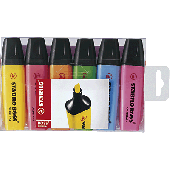 Stabilo Boss Original Leuchtmarkierer/70/6 2 + 5 mm sortiert Inh.6