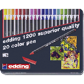 Edding 1200 Fasermaler/4-1200-20 sortiert Inh.20