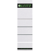 Leitz Einsteckrückenschilder/1607-00-85 breit grau Karton 160 g/qm 1010 Inh.10