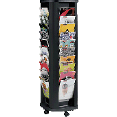 Paperflow Drehsäule/273-01 H148,5xB44xT44cm schwarz