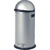 Hailo Tret-Abfallsammler KickVisier 50/0850-449 HxØ 85x35cm silber