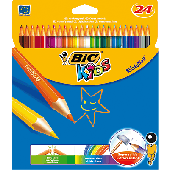 BIC Kids Buntstifte Evolution/829733 19 x 11 x 22 cm Kunstharz bruchsicher Inh.24