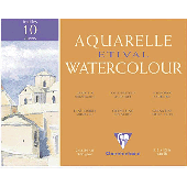 Clairefontaine Aquarellblöcke ETIVAL, fein /96570C 18x24cm 300g