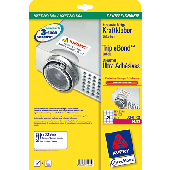 Avery Zweckform Kraftkleber-Etiketten/L6141-20 63,5 x 33,9 mm weiß Inh.480