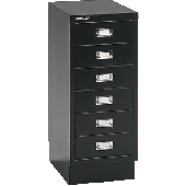 Bisley Schubladenschrank/065845 H670  x  B279  x  T408 mm lichtgrau Stahl