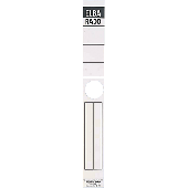 Elba Rückenschilder für Hängordner/04404WE 34mm weiss Inh.10