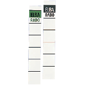 Elba Rückenschilder schmal/kurz/04614WEGN weiß/grün Inh.10