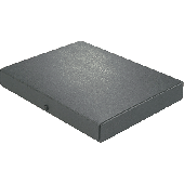 Elba Dokumentenbox schwarz/31414SW B315xH240xT45 mm Hartpappe (RC) Inh.380 Blatt