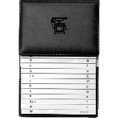 Veloflex Telefonschuppenregister/5157780 155x225mm sw hochwertige Weichfolie