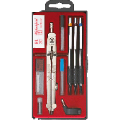 Ecobra Schnellverstellzirkel Silver Master/429910 Matt Vernickelt 10-teilig