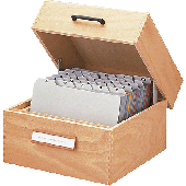 HAN Holzkarteikästen/506 A6 quer Holz