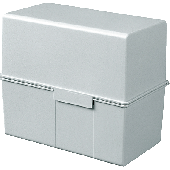 HAN Karteibox DIN A6 quer/976-11 grau Kunststoff
