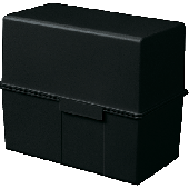 HAN Karteibox DIN A6 quer/976-13 schwarz Kunststoff