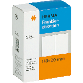 Herma Frankieretiketten/4321 140 x 50 mm weiß Blattgröße140 x 100 mm Inh.500