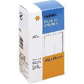 Herma Frankieretiketten/4329 163 x 45 mm weiß Blattgröße 163 x 90mm Inh.500