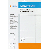 Herma Adressetiketten Bogen/4432 94 x 47 mm weiß 20 Blatt Inh.240