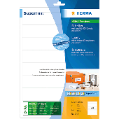 Herma Etiketten/5053 66,0x33,8 mm weiß umlaufender Rand Inh.600