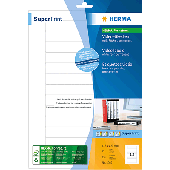 Herma Etiketten/5069 147,3x20,0 mm weiß VHS-Rücken Inh.325
