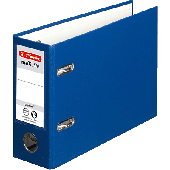 Herlitz Ordner PP A5 quer/10842359 blau