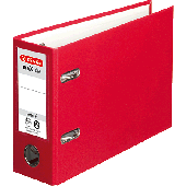 Herlitz Ordner PP A5 quer/10842342 rot