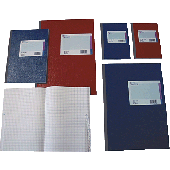 K + E Kladden/8616272-100SB96 DIN A6 rot kariert 70 g/qm Inh.96 Blatt