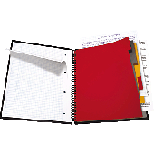 Oxford Collegeblock Organiserbook/357001801 DIN A4+ kariert 80 g/qm Inh.90 Blatt