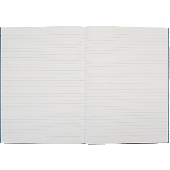 K + E Geschäftsbuch Deckenband/8614123-601P144 DIN A4 hellblau liniert 80 g/qm Inh.144 Blatt