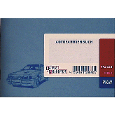 K + E Autofahrtenbücher/8610141-954K40 DIN A6 quer hellblau Inh.40 Blatt